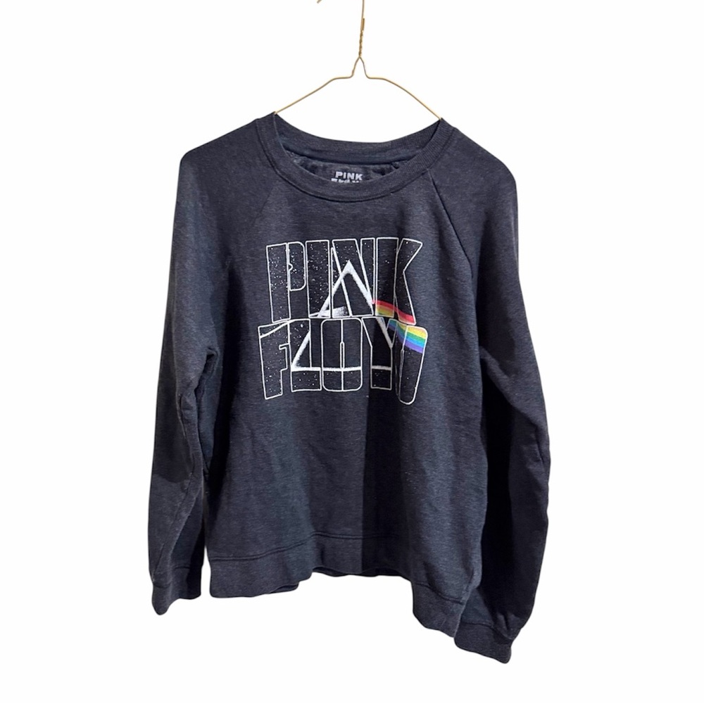 Lucky Brand Black Pink Floyd Sweatshirt Sz M
